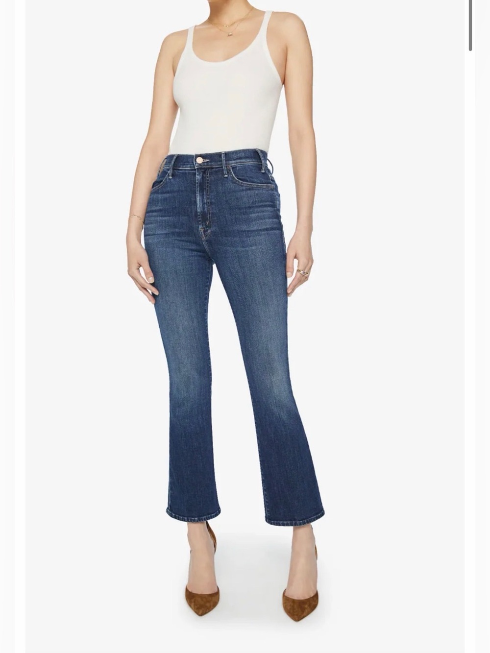 Mother jeans - hustler ankle - howdy color